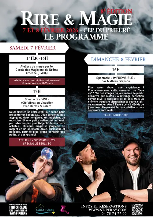 Programme de l'édition 2026 de Rire & Magie