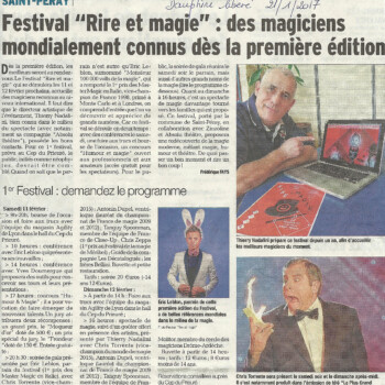 Presse - Dauphiné libéré 21/01/2017